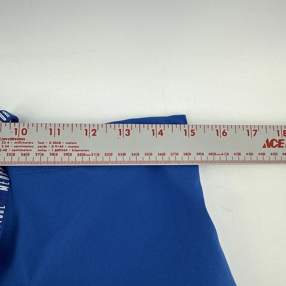 Med Couture Scrub Women's‎ Small Tall Straight Leg Pull-on Pants Royal Blue